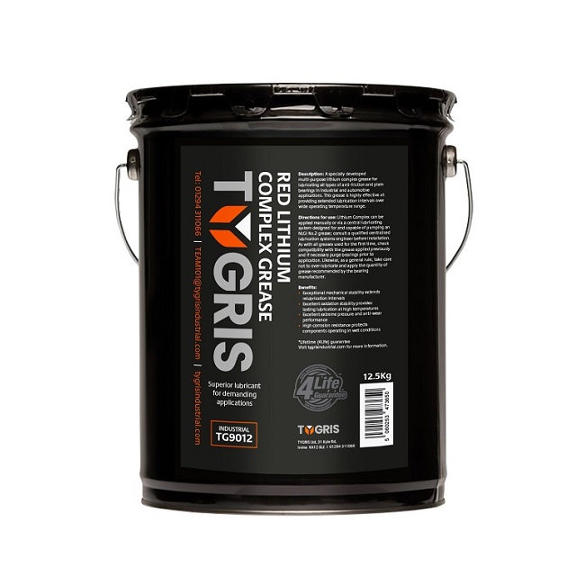 TYGRIS Red Lithium Complex Grease 12.5kg - TG9012